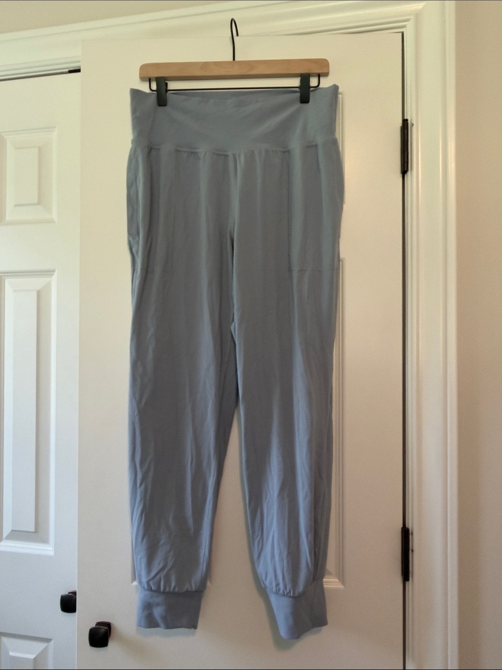 Athleta Pale Blue High-Rise Jogger Pants